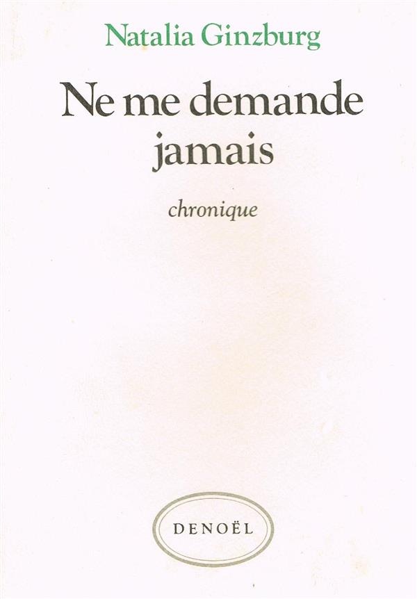Ne me demande jamais