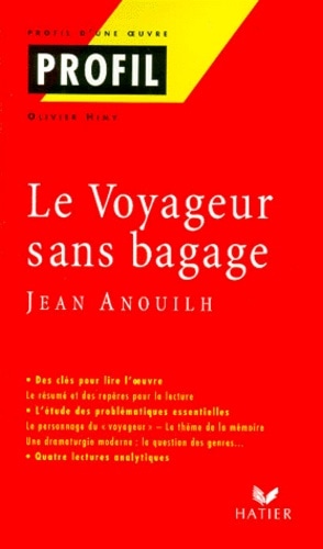 Le voyageur sans bagage, 1937, Jean Anouilh