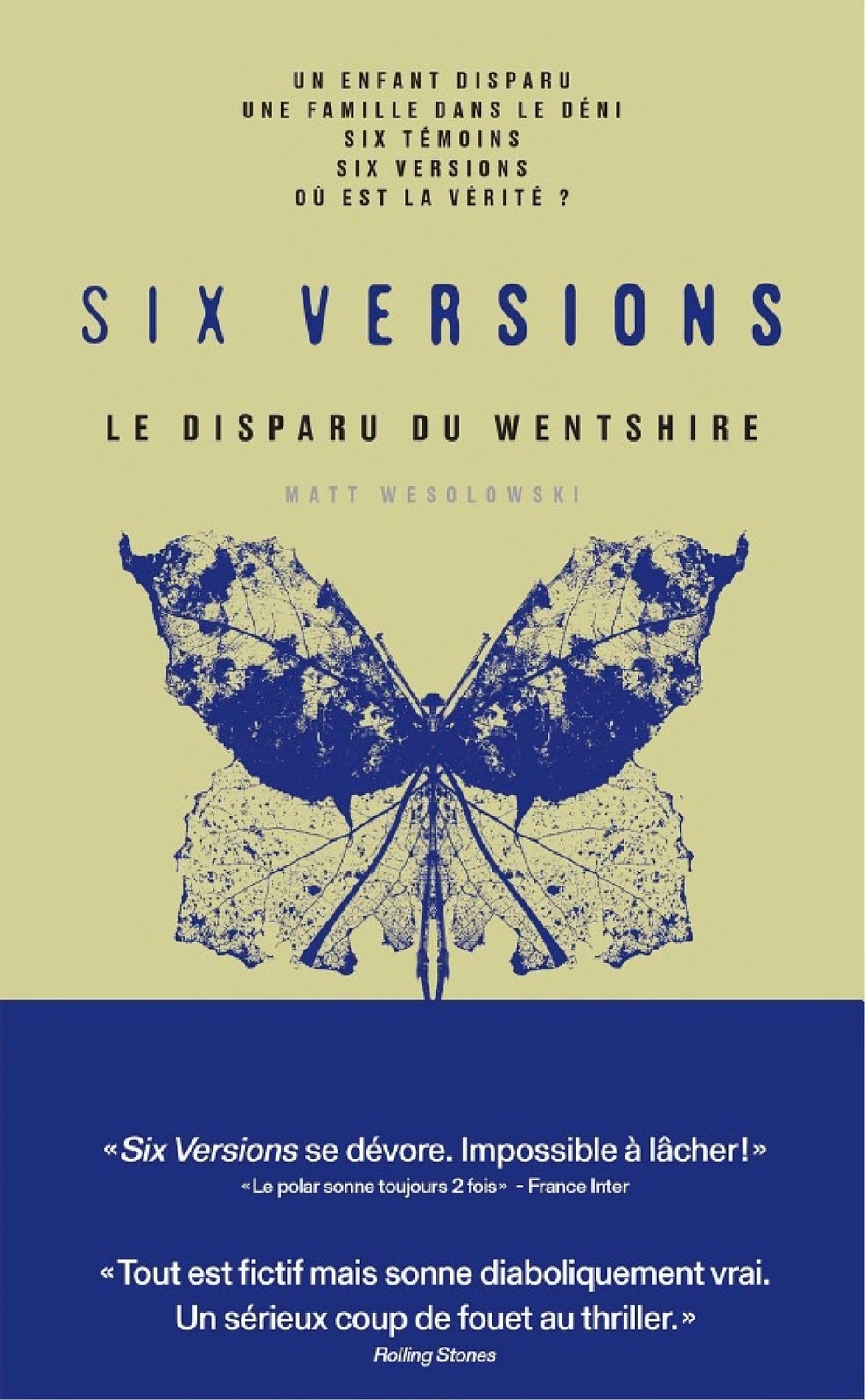 Six versions - Tome 3 Le Disparue du Wentshire