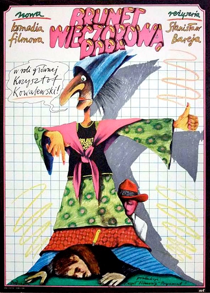 Brunet wieczorowa pora